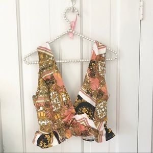 cute patterned crop top